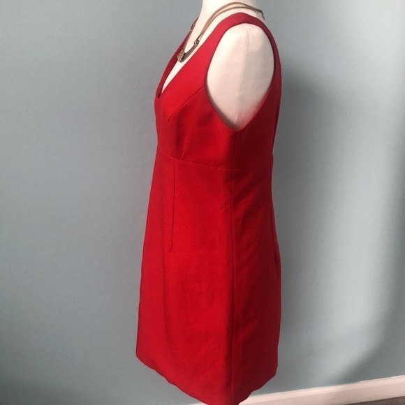 BCBG Red Cocktail Dress Size 10 - Picture 2 of 12